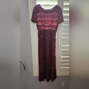 Carole Little Vintage Maxi Dress Size 10